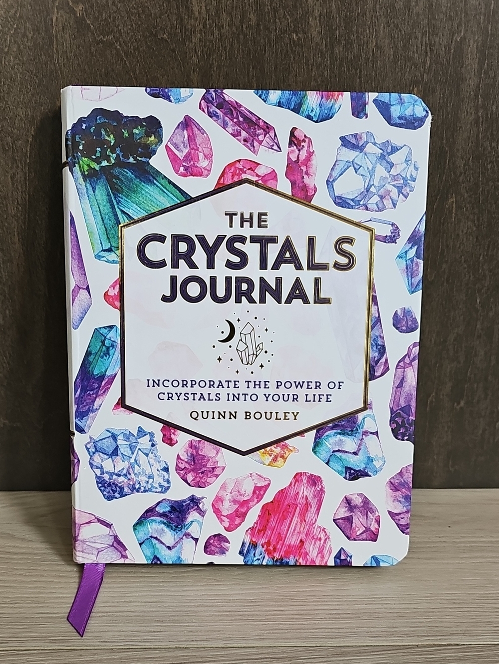 Peter Pauper Press The Crystals Journal - Incorporate Crystals In Your Life- New